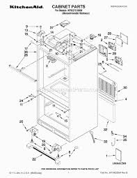 28 kitchenaid ice cube maker cabinet liner and door parts manual. Kitchenaid Refrigerator Kfis27cxms5 Ereplacementparts Com
