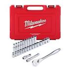 Milwaukee 1/2 in. Drive SAE/Metric Ratchet and Socket Mechanics Tool Set (47-Piece) 48-22-9010