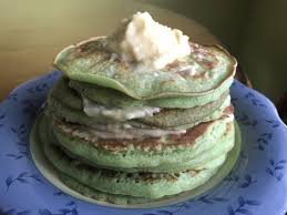 When shared with the judges, my phone. Pandan Pancakes With Coconut Custard Thriftyfun