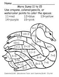 Your child will love working on their addition facts and coloring the pumpkins as they go. Color By Addition Fact Practice Printable Basic Facts Pages For Home And School