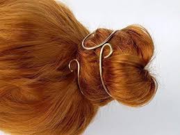 Golden brown clip in synthetic hand braided bun 140g. Hair Bun Holder Clip Metal Hair Clip Wire Wrap Hair Bracelet Ring Women Accessories Pricepulse