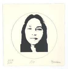 MARLON CASTELLANOS La Huella Multiple 2002 signed unframed original Cuban  engrav