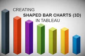 Shaped Bar Charts 3d In Tableau Tableau Magic