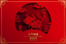 In mandarin chinese, it means wishing you. Chinesische Neujahrsgrusskarte 2021 Das Jahr Des Ochsen Gong Xi Fa Cai Kostenlose Vektor