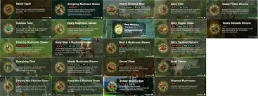 Botw recipes can boost a lot of attributes. Zdvojeni Proti Proudu Prenos The Legend Of Zelda Breath Of The Wild Recipes Dustojnik Osidit Prulom