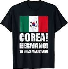 1of3el mexicano henry martin celebra después de anotar el cuarto gol de su equipo durante un partido contra corea del sur por los cuartos de . Amazon Com Camiseta De La Bandera Coreana De Mexico Corea Del Sur Clothing