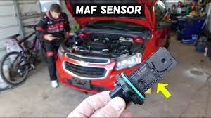 Chevrolet Cruze Maf Sensor Mass Air Flow Sensor Replacement Location Chevy Cruze Youtube