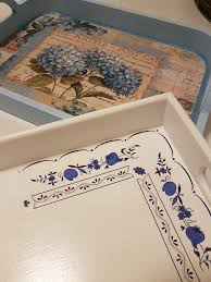 Ahsap Boyama Pirinc Dekupaj Tepsiler Ahsap Projeleri Tepsi Stencil