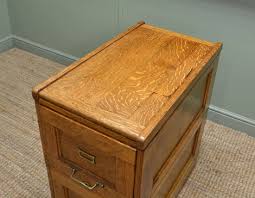Select a filing cabinet with features like locking drawers for increased security or casters for mobility. Unusual Edwardian Oak Antique Filing Cabinet Antiques World