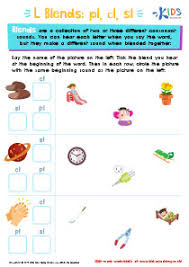 Our english worksheet 'the end' has pictures and their corresponding words written under them. Initial And Final Consonant Blends Printable Worksheets