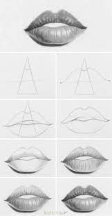 Suchen sie nach satz weiblicher lippen. Web Mail Lips Drawing Color Pencil Drawing Sketches