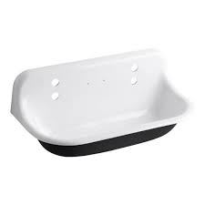 kohler brockway 36 in. cast iron wall