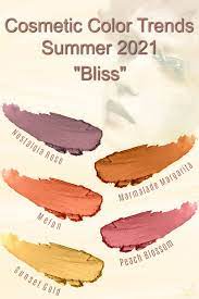 Cosmetic Color Trends Summer 2021 Makeup Trend Color Trends Spring Makeup Mood Board Fashion
