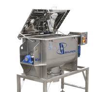 Powder Ribbon Mixer Blender with Liquid Spray System