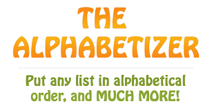 An alphabetical list of names, subjects, etc. Alphabetize A List In Alphabetical Order And Much More