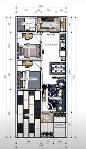 Dampak yang bisa anda peroleh dengan desain hunian serta denah rumah ini yakni anda akan lebih mudah merapikan tempat tinggal dan denah rumah. Desain Rumah Ukuran 5x12 1 Lantai Minimalis Dan Modern Desain Rumah Minimalis Sederhana