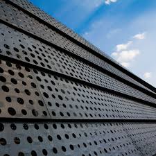 Decorative Metal Sheet Power Light A Zahner Perforated Zinc For Bridge Construction