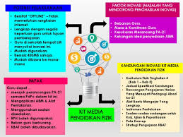 Guru perlu menjadi pemudahcara kepada murid dalam sesuatu aktiviti. Poster Inovasi Pdf