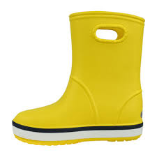 All the lightweight color and sporty crocband™ style kids love is now available in a fun and functional rain boot. Crocs Crocband Rain Boot Kids 205827 734 Red Yellow Butymodne Pl