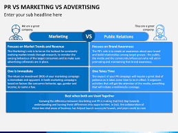 So let's examine marketing vs advertising vs branding. Pr Vs Marketing Vs Advertising Powerpoint Template Sketchbubble