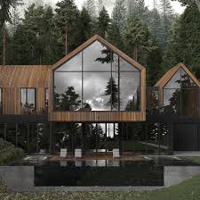 Architecture Design Architectanddesign On Instagram Describe This Home In One Word Forest H Contemporary House Design Exterior Design Forest House