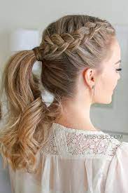 Double Dutch Braid Ponytail Missy Sue Dutch Braid Ponytail Tutorial Braided Hairstyles Easy Hair Styles