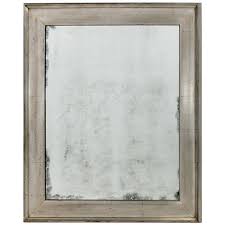 Clean Lined Silver Leaf Mirror Mirror Silver Leaf Mirror Exhibit