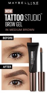 Tattoo Studio Waterproof Eyebrow Gel Creates Fuller Looking Definition That Last For Days Fill And Color You Gel Eyebrow Makeup Eyebrow Gel Waterproof Eyebrow