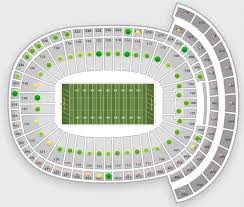 Nfl Seating Charts Stadium Maps Tba