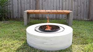 Making A Concrete Fire Pit From A Washing Machine Drum Youtube