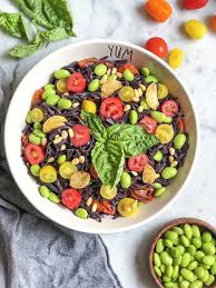 Try angel hair in simple light tomato sauces, broths, consommés, and soups, or in light dairy sauces like parsley. Black Rice Angel Hair Pasta With Heirloom Tomatoes And Garlic Sauce Bgreen Food