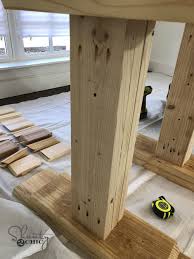 Diy Farmhouse Pedestal Table Free Plans Video Tutorial Pedestal Table Diy Diy Dining Room Table Pedestal Table