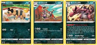 Amazon.Com: Krookodile 113/195- Silver Tempest - Pokemon Evolution Card Set  - Rare 3 Card Lot : Toys & Games