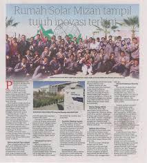 Berita harian online berita terkiniall software. Utusan Malaysia 22 Nov Rumah Solar Mizan Universiti Sains Islam Malaysia Usim Facebook