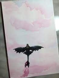 How To Train Your Dragon Watercolor Art Prints Etsy Httyd Art How Train Your Dragon How To Train Your Dragon