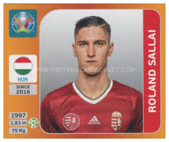 Шаллаи роланд (roland sallai) футбол нападающий венгрия 22.05.1997. 644 Roland Sallai Hungary Group F Euro 2020 Tournament Edition Football Cards Direct