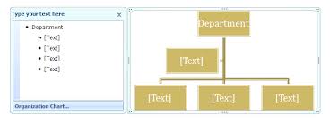 Create An Organization Chart Using A Smartart Graphic