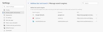 By default, edge will use bing search engine for searching the web. Setting Up Google As Default Search Engine For Microsoft Edge Via Group Policy Nextofwindows Com