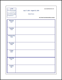 Free Blank Printable Weekly School Planner Student Handouts School Planner Template Student Planner Printable Weekly Planner Free Printable