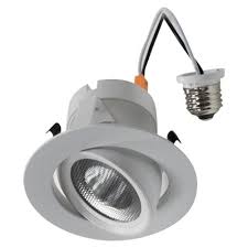 4 Inch Led Recessed Retrofit Kit Gimbal Ring 3000 Kelvin
