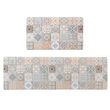 Dexi kitchen rugs and mats cushioned anti fatigue comfort runner mat for floor rug waterproof standing rugs set of 2,17x29+17x59, black. Kitchen Mat Set Kimode 2 Piece Anti Fatigue Kitchen Floor Mat Comfort Pvc Leather Heavy Duty Standing Mats Waterproof Rubber Back Non Slip Kitchen Rugs 18 X 29 18 X 47 Kitchen Rugs