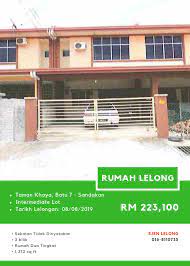 Rumah lelong bank di sabah. Info Lelong Sabah Posts Facebook
