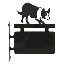Simply click on your favorite border collie gifts below to see more details. Border Collie Dog Metal Personalised Hanging Sign Garden Plaques Home Garden