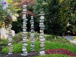 Gartenstecker Aus Steinen Garten Garten Ideen Und Stelen Garten