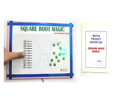 Buy Sqaure Root Magic Mathematics Educational Maths Working Project Model  for Class 8 9 with Report Online at Low Prices in India - Amazon.in