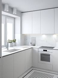 29 Simple And Minimalist Small White Kitchen Ideas Modern Kitchen Cabinet Design Small White Kitchens Modern Kitchen Design