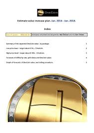 Onecoin Potentialvalue Estimate Calculations