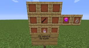 What can you do with dragon breath? The Excalibur Mod Mcreator