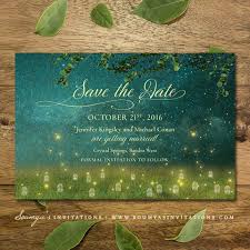 Enchanted Forest Wedding Save The Date Lights Fireflies Wedding Garden Fairy L Enchanted Forest Wedding Invitations Forest Wedding Invitations Wedding Saving