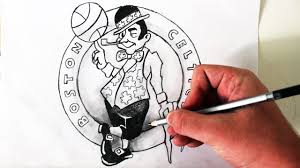 Download the vector logo of the boston celtics brand designed by in adobe® illustrator® format. Como Desenhar A Logo Boston Celtics Nba How To Draw Boston Celtics Logo Nba Logos 4 Youtube